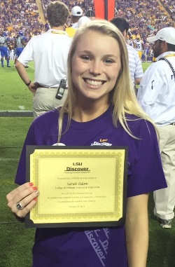 Sarah Odom LSU Discover